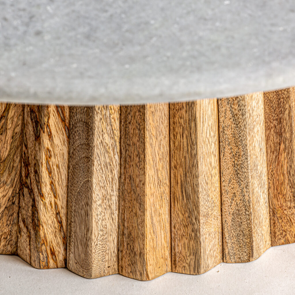 Mesa De Centro Plissé Wood