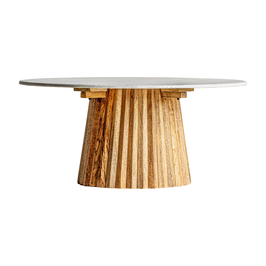 Mesa De Centro Plissé Wood