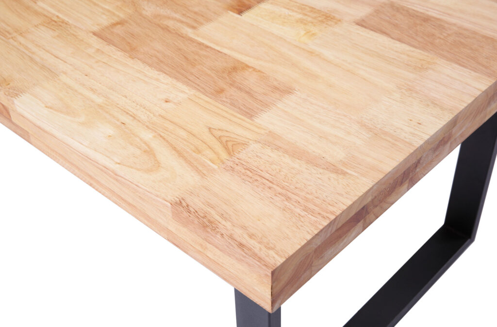 Mesa comedor fija natural roble Nordish / negro