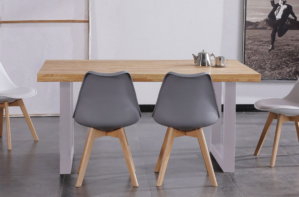 Mesa comedor fija Loft roble Nordish / blanco 160 x 100 cm