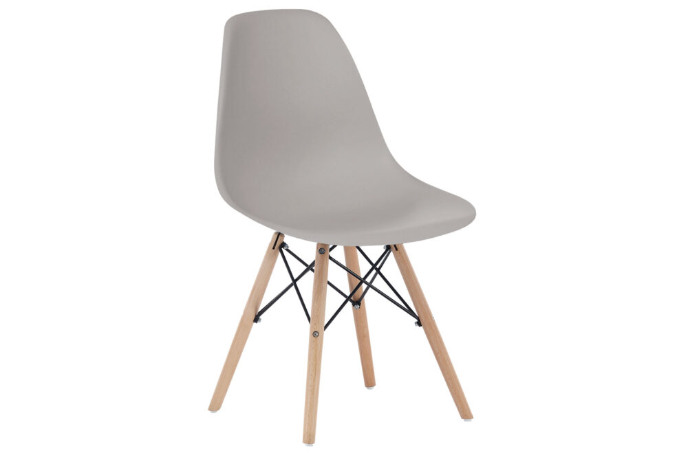 Silla Comedor Pata Nórdica Modelo París Gris.