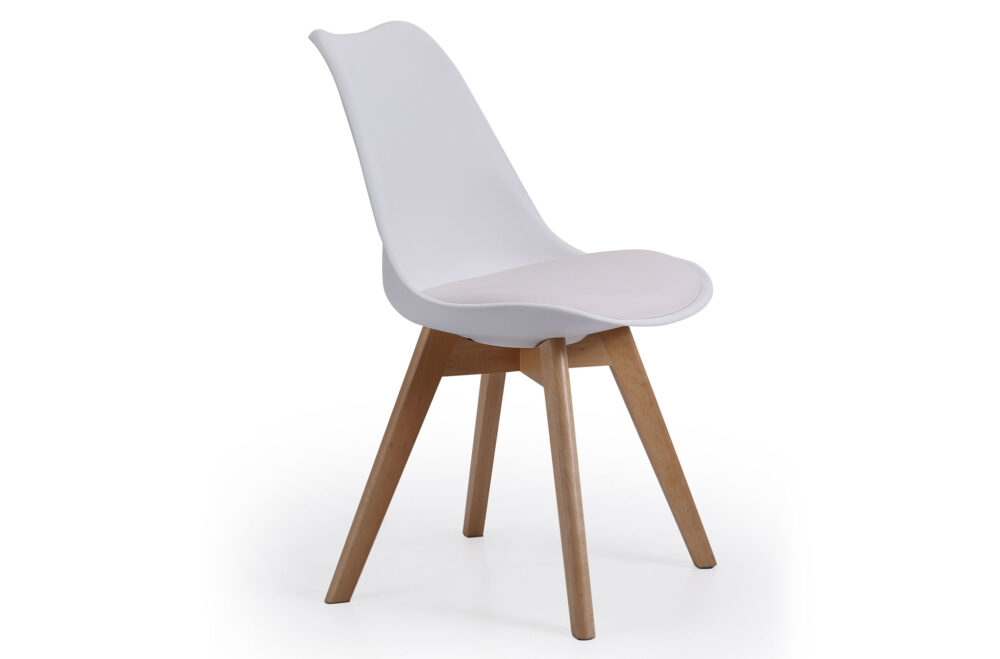 Silla Comedor Modelo Bistro Blanco.