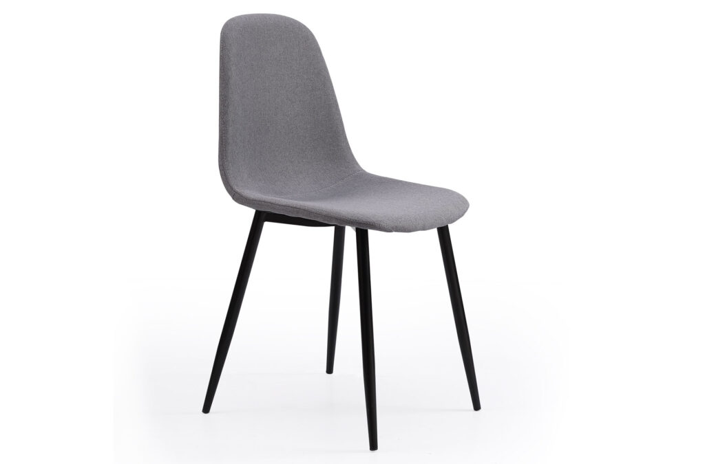 Silla comedor Hall tejido Tex gris
