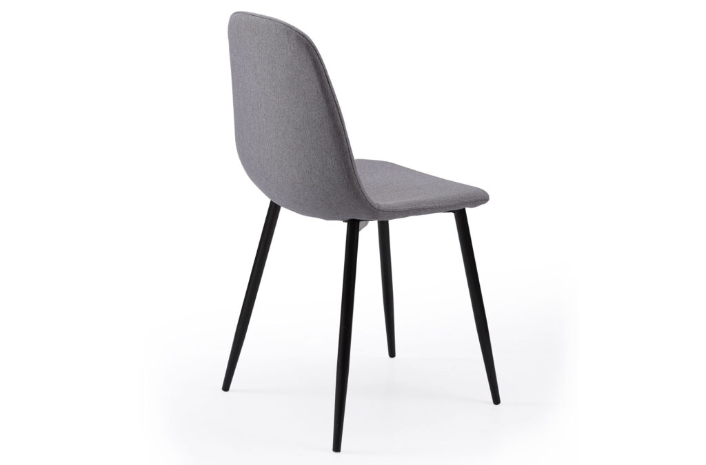 Silla comedor Hall tejido Tex gris