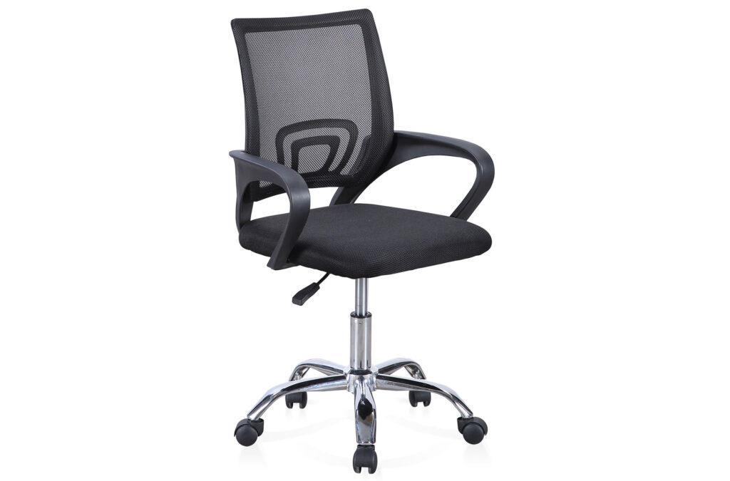Silla de oficina giratoria modelo Vita negro