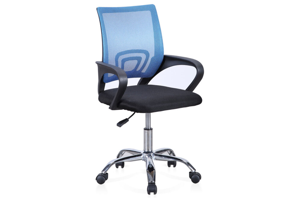 Silla De Oficina Giratoria Modelo Vita Negro / Azul