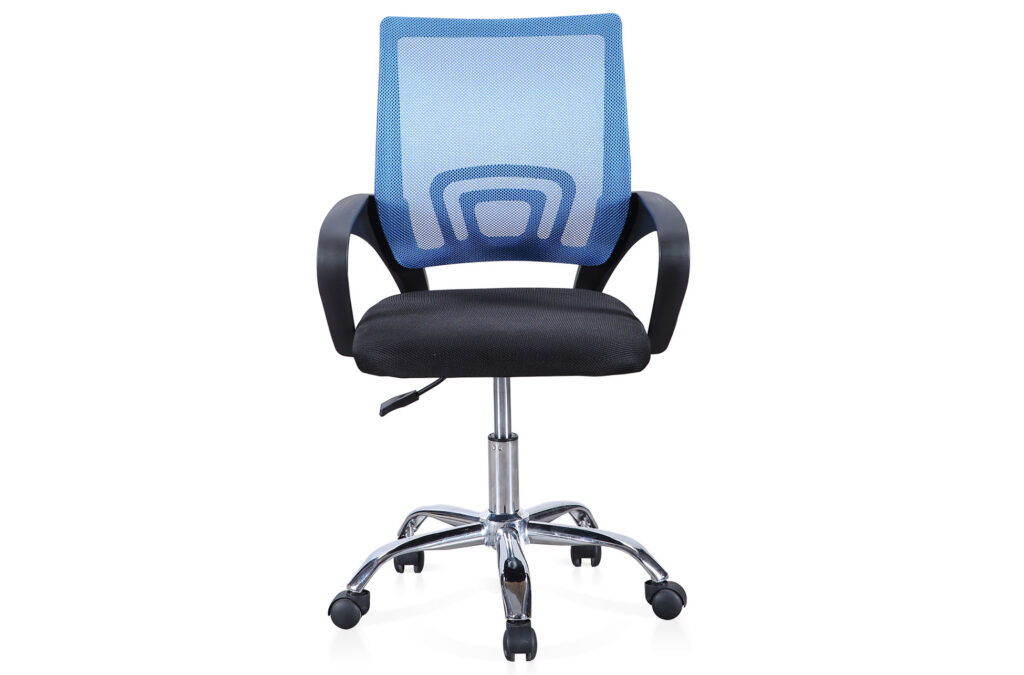 Silla de oficina giratoria modelo Vita negro / azul