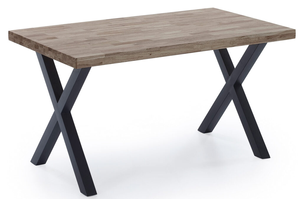 Mesa comedor fija X-loft roble American / negro