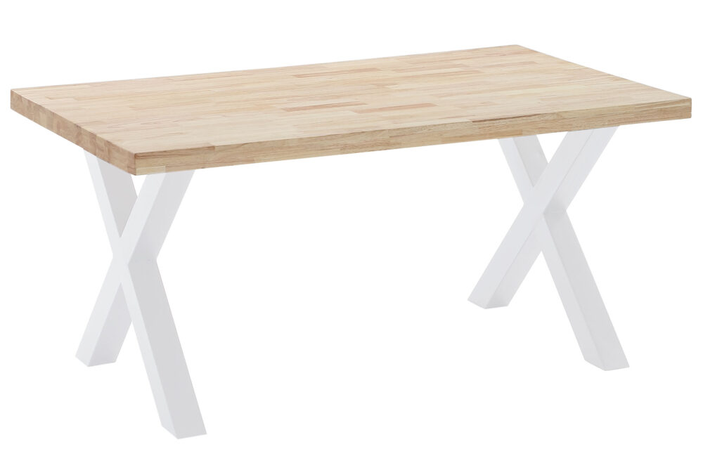 Mesa Comedor Fija X-loft 160 X 90 Cm  Roble Nordish / Blanco.