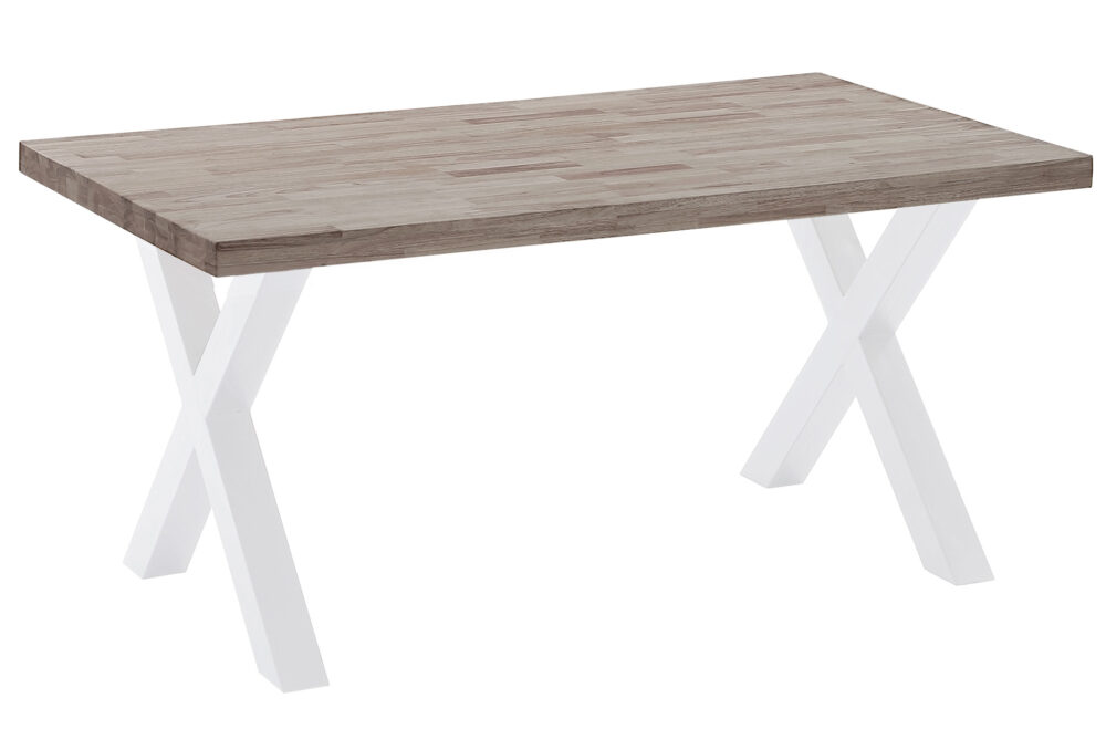MESA COMEDOR FIJA X-LOFT 160 x 90 CM  ROBLE AMERICAN / BLANCO.