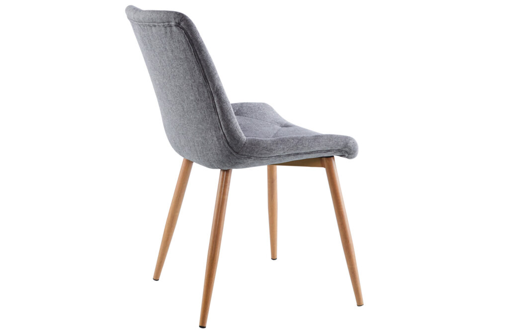 Silla comedor Marlene tejido gris / Oak
