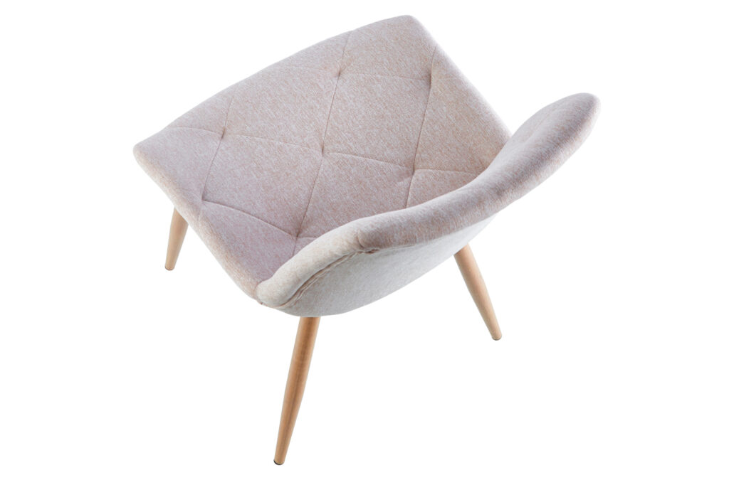 Silla comedor Marlene tejido beige / Oak