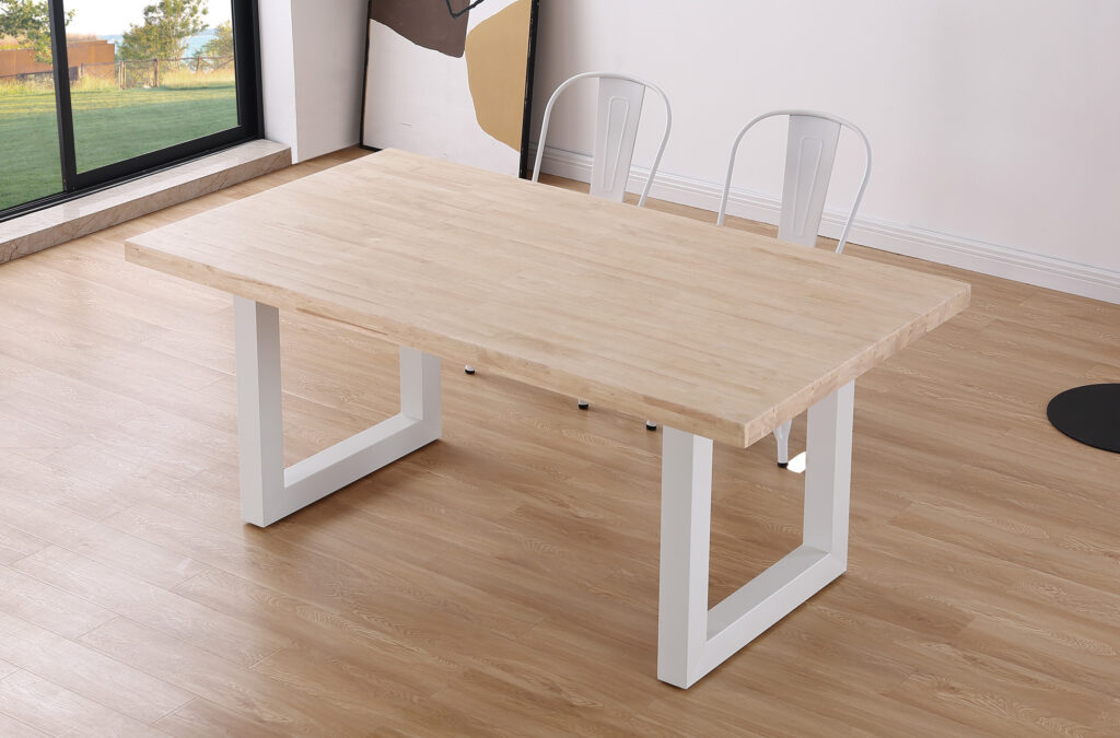 Mesa comedor fija Loft roble Nordish / blanco 180 x 100 cm