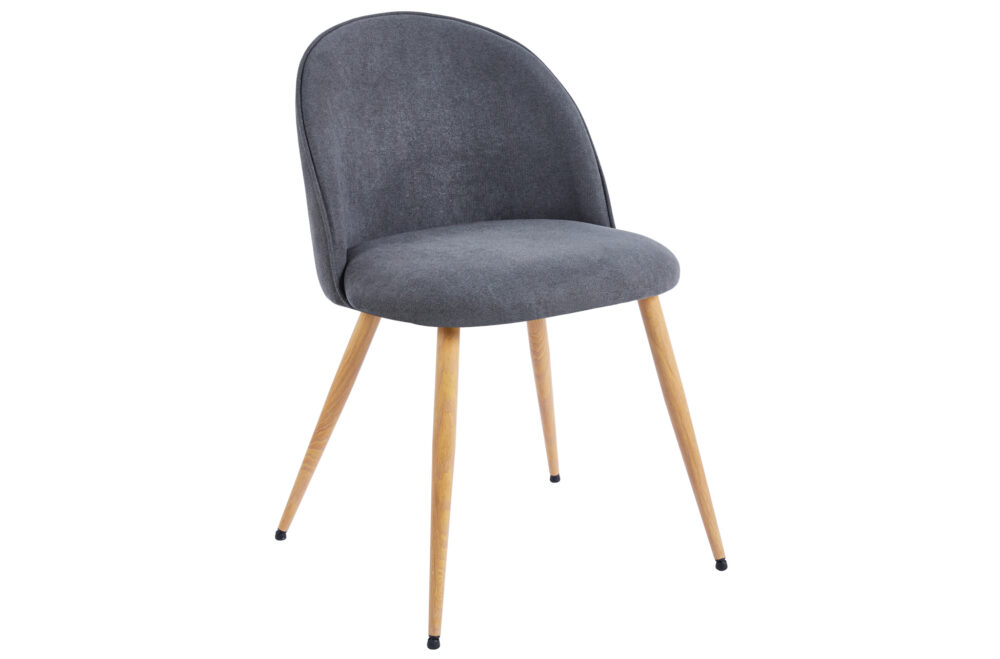 Silla Comedor Evora Tejido Gris / Oak.