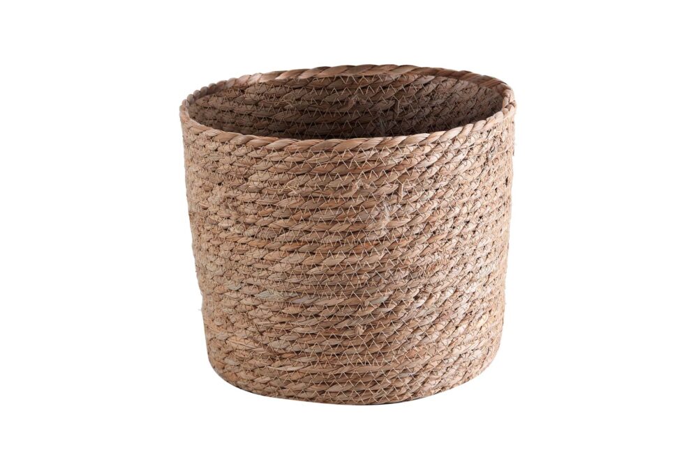 Cesto Esparto Para Planta Artificial