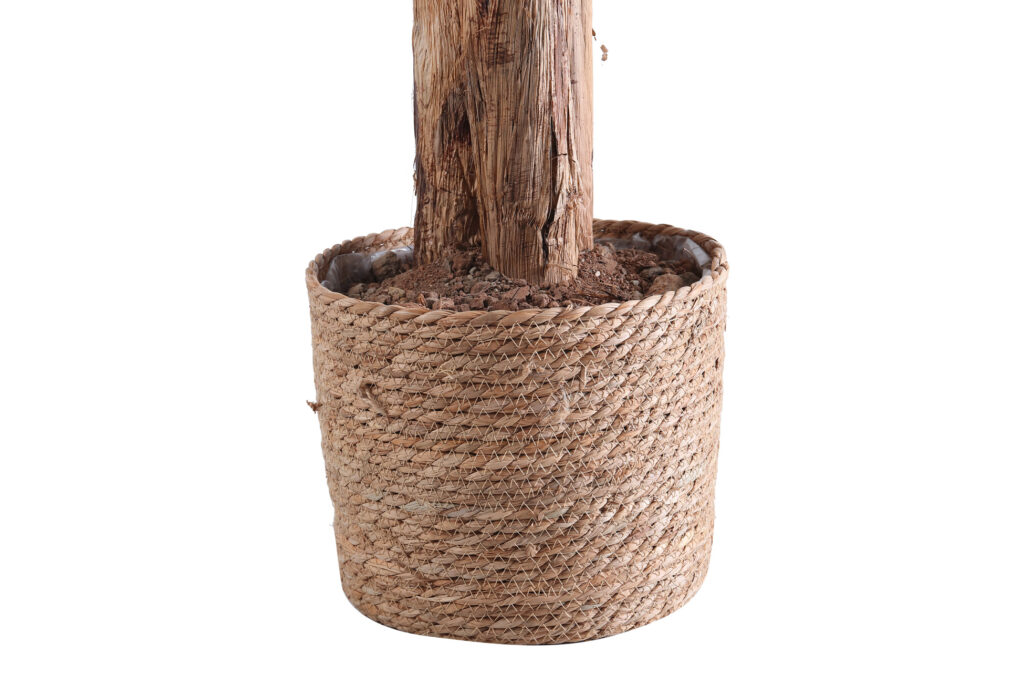 Cesto Esparto para Planta Artificial