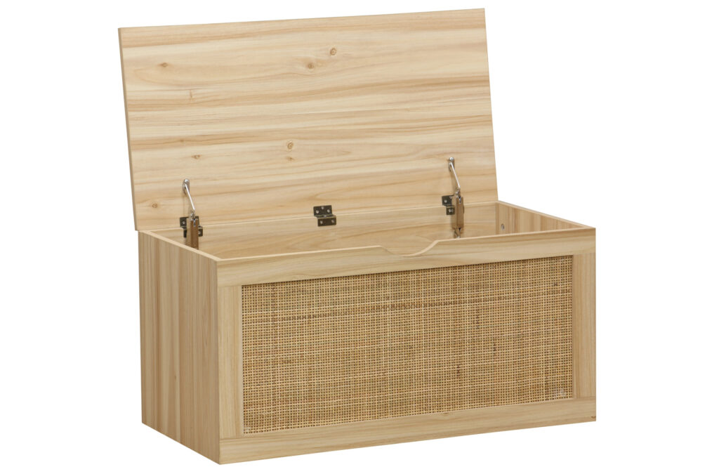 Baúl Decor pino / rattan