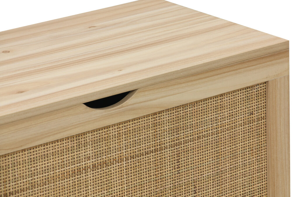 Baúl Decor pino / rattan