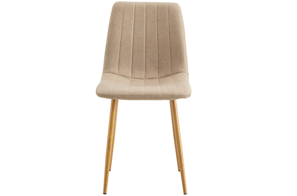 Silla comedor Nails tejido beige / Oak