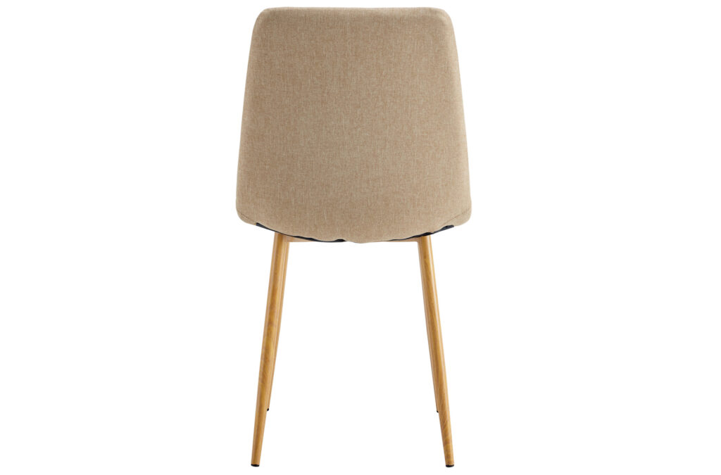 Silla comedor Nails tejido beige / Oak