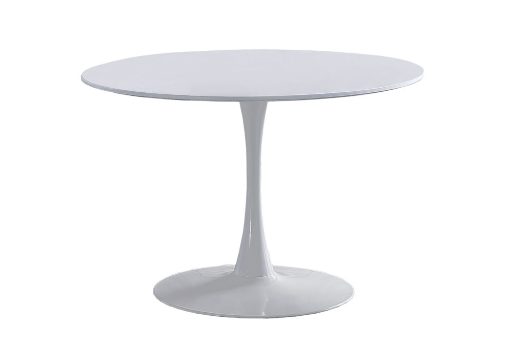 Mesa comedor redonda Gina blanco