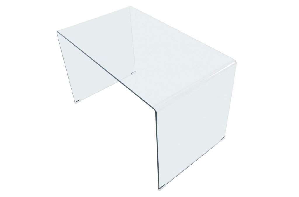 Mesa de estudio Note cristal Transparente