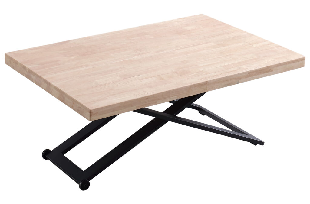 Mesa centro elevable Zoe roble Nordish / negro