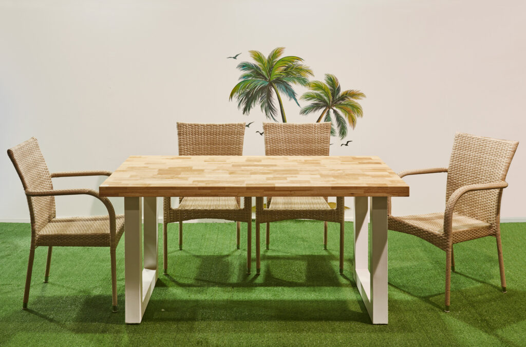 Mesa exterior / Terraza Loft Outdoor Nordish / blanco