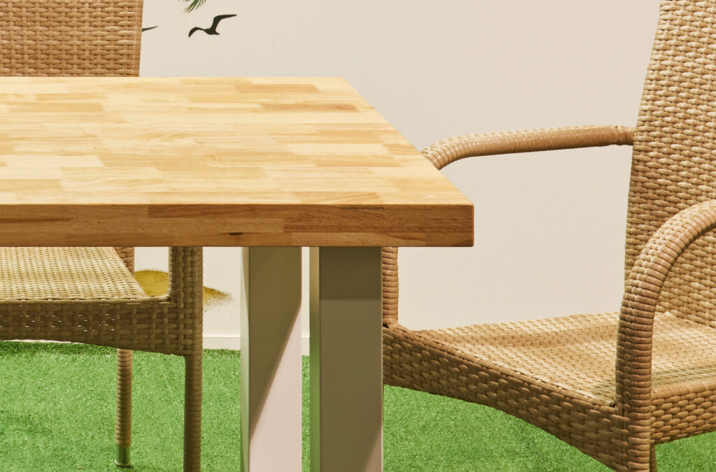 Mesa exterior / Terraza Loft Outdoor Nordish / blanco