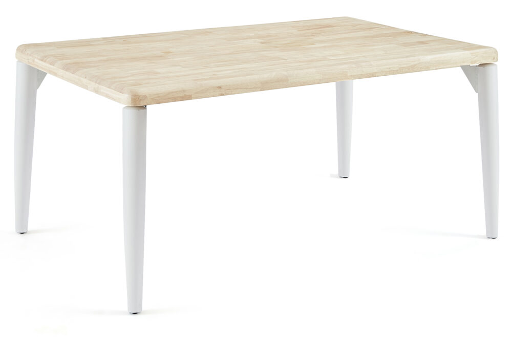 Mesa Comedor Fija Moon 160 X 100 Cm Nordish / Blanco