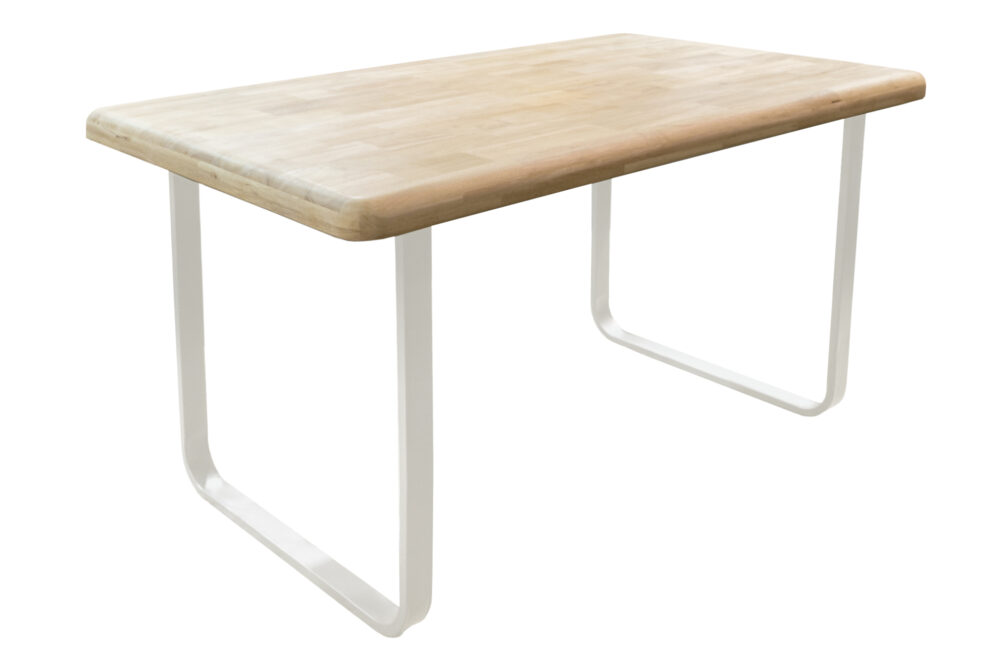 Mesa Comedor Fija Smooth 140 X 80 Cm Nordish / Blanco