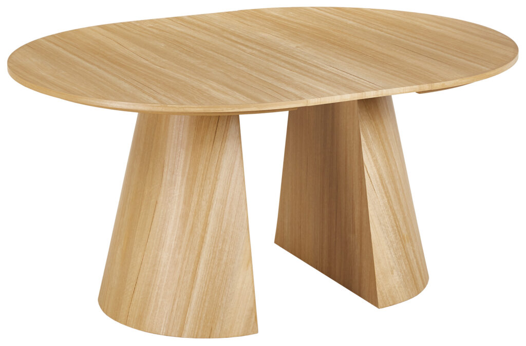 Mesa comedor redonda extensible DAMIANO OAK