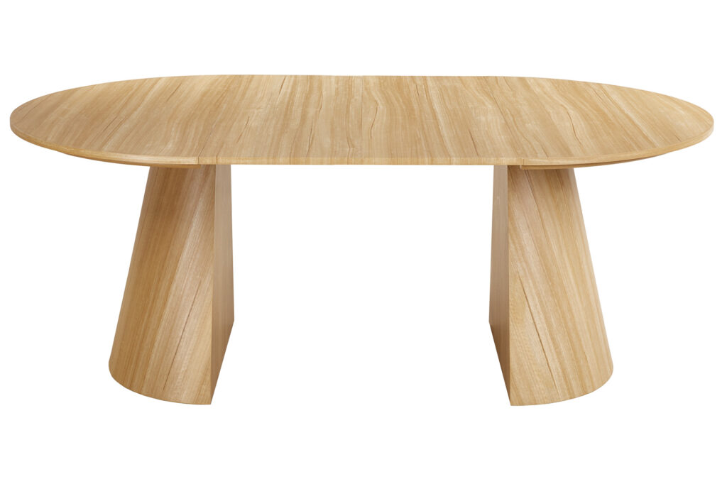 Mesa comedor redonda extensible DAMIANO OAK