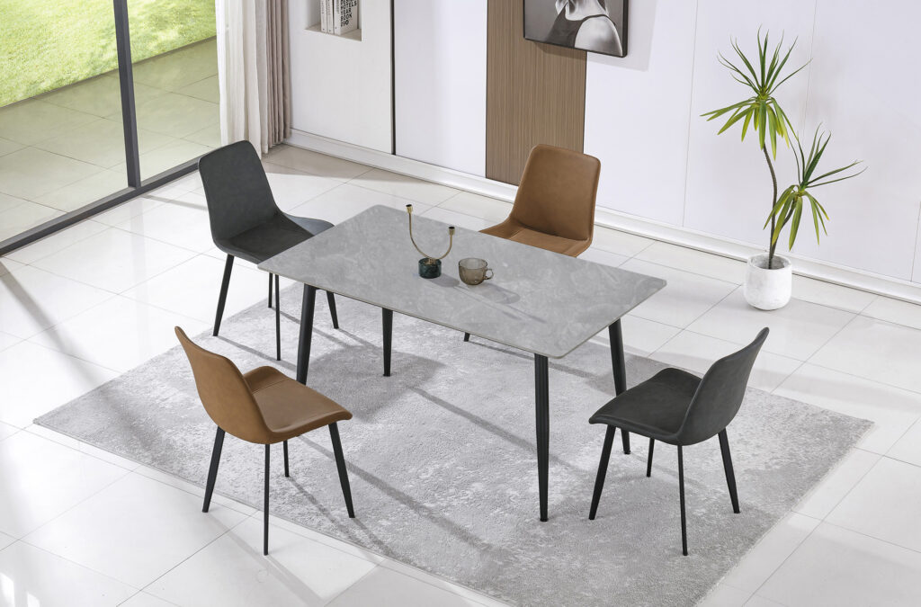 Mesa comedor fija BERNA CERAMIC GREES gris