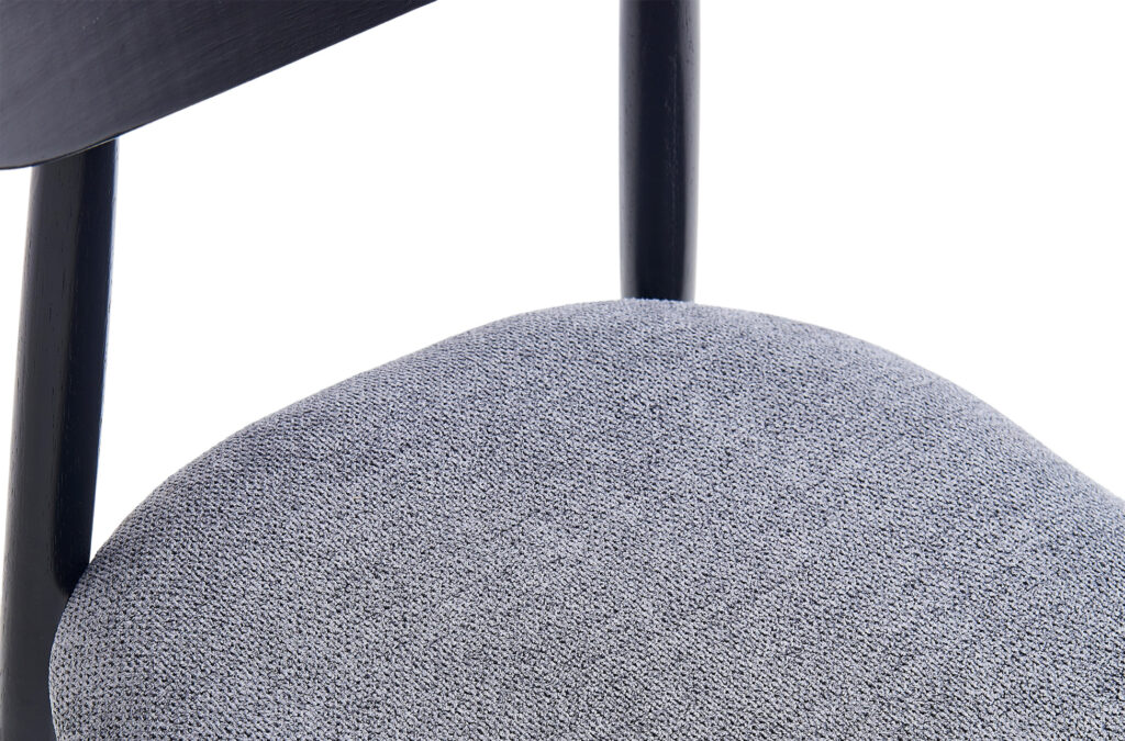 Silla comedor SHIA gris / negro