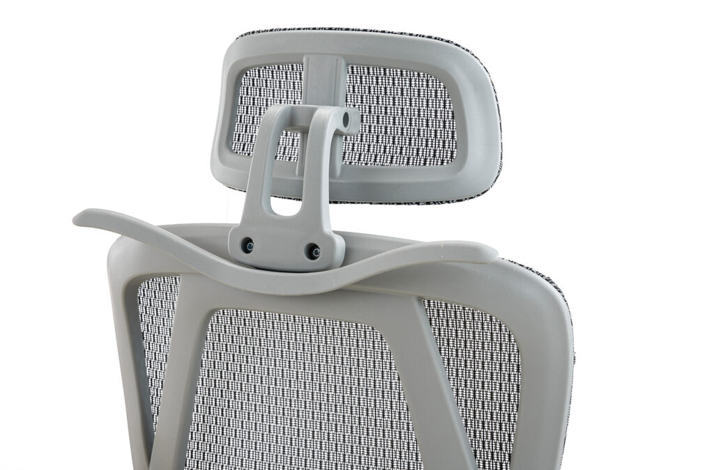 Sillon giratorio ERGO red transpirable gris / estructura gris
