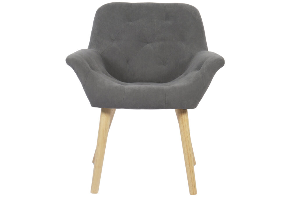 Silla comedor nature microfibra gris