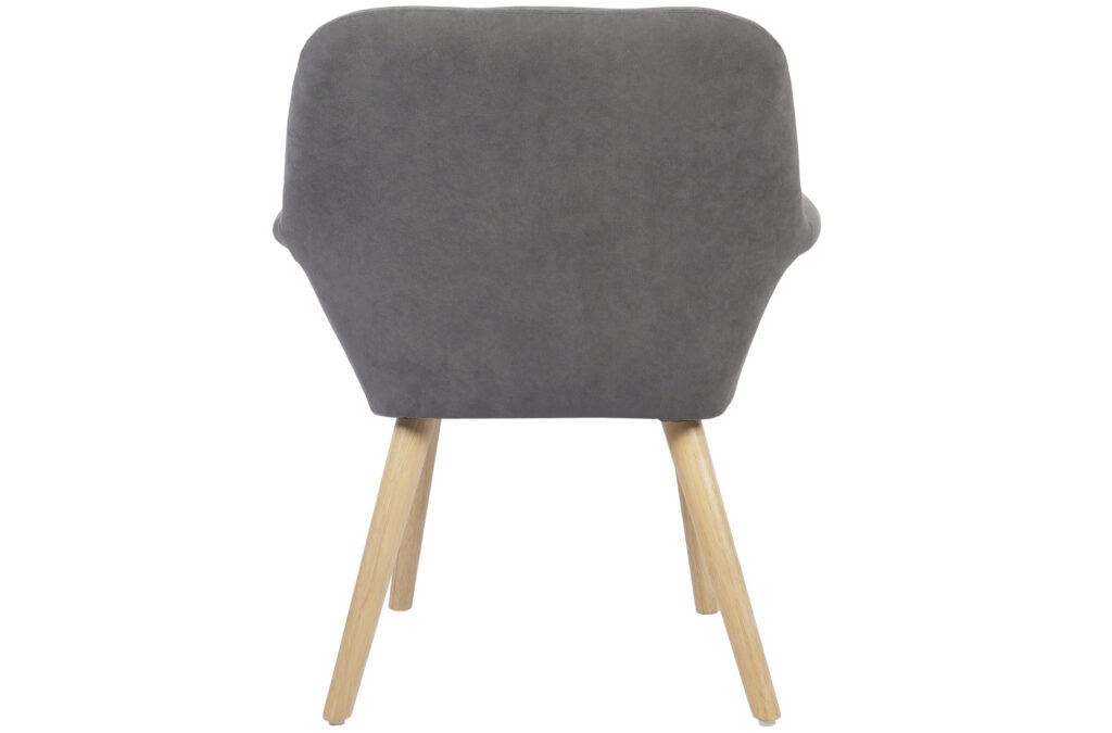 Silla comedor nature microfibra gris