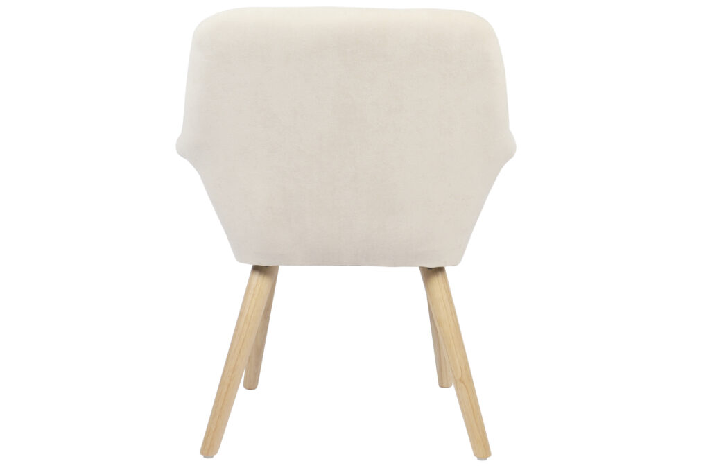 Silla comedor nature microfibra crema