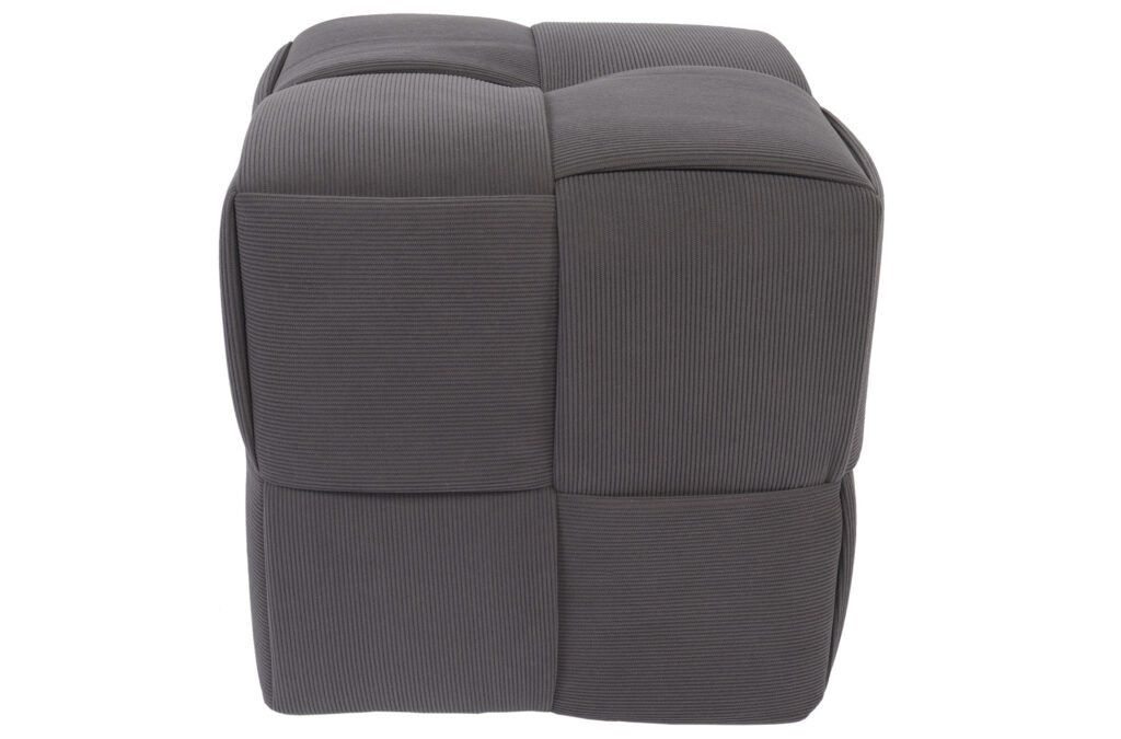 Puff corduroy gris