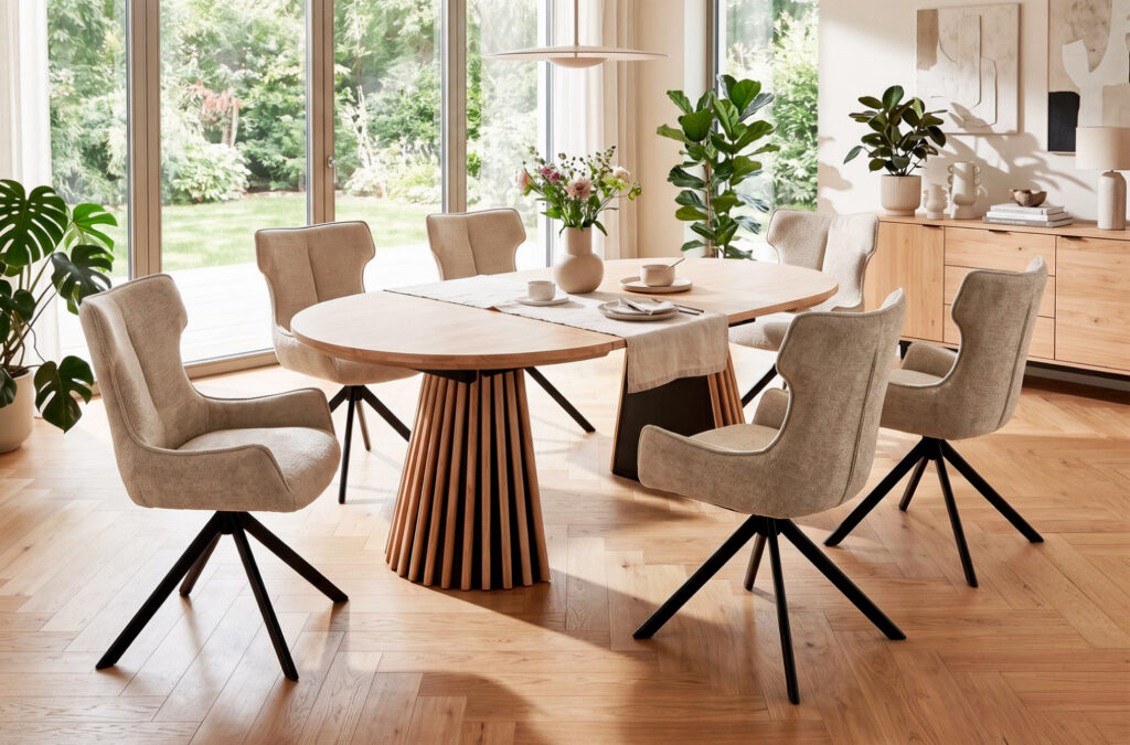 Mesa de comedor extensible Grove en roble Nordish