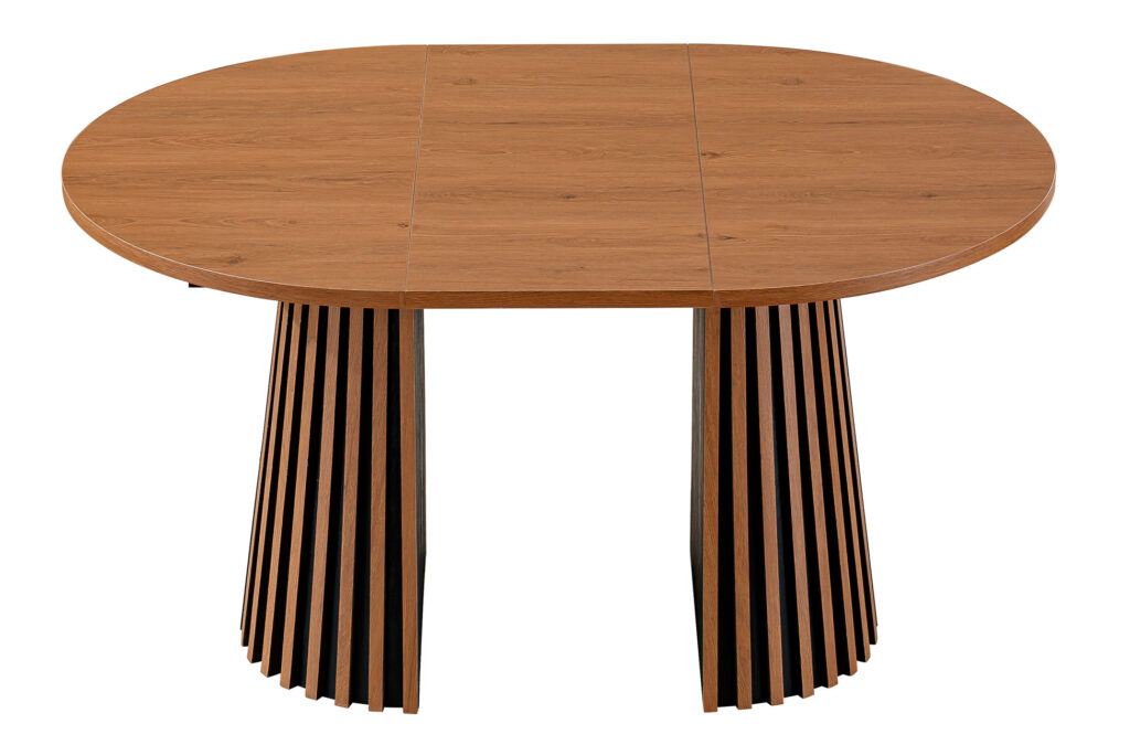 Mesa de comedor extensible Brandon 100-180 cm en nogal