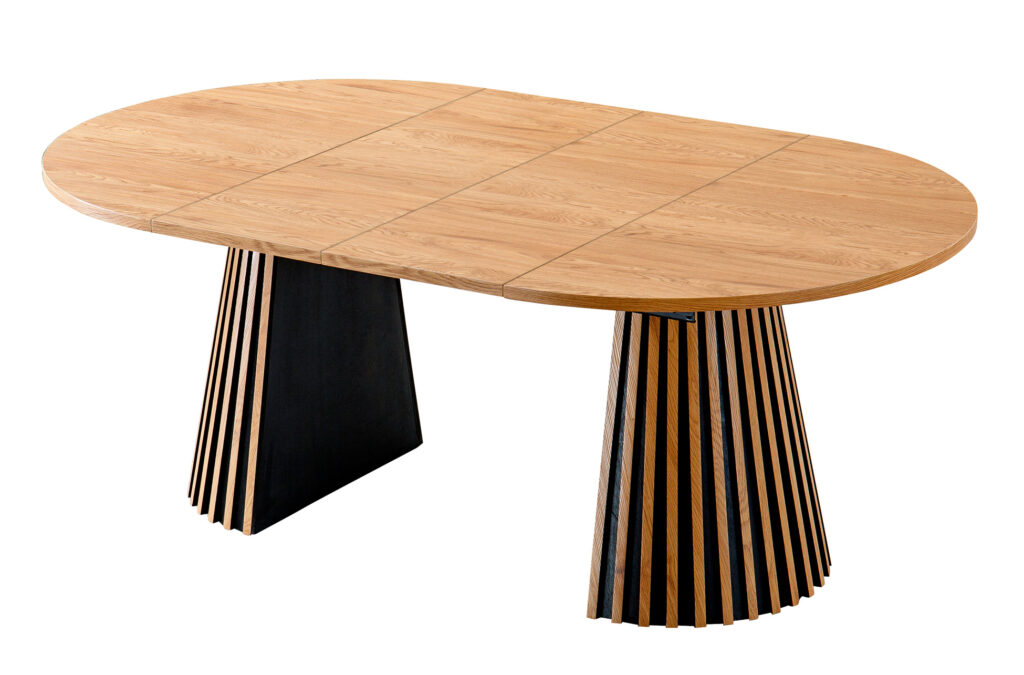 Mesa de comedor extensible Brandon 120-200 cm en roble Oak Trend