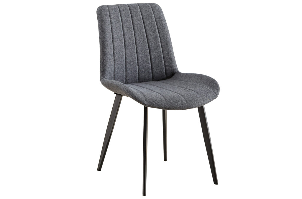 Silla de comedor Sophie en tejido gris