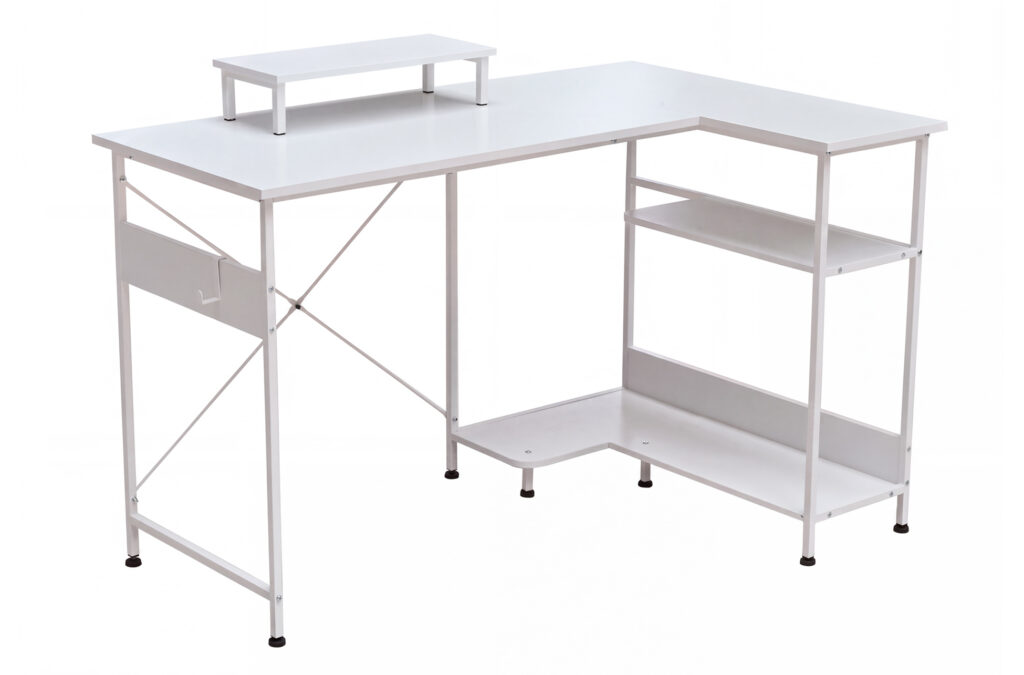Mesa de estudio Multirack blanca