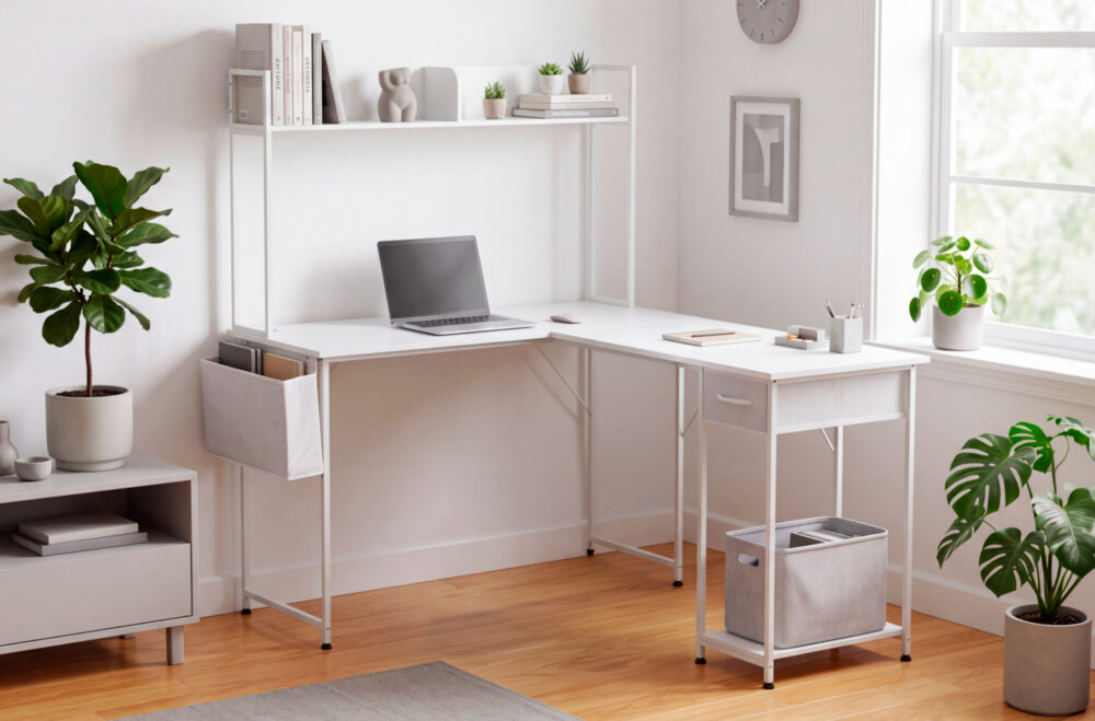 Mesa de estudio Versátil blanca