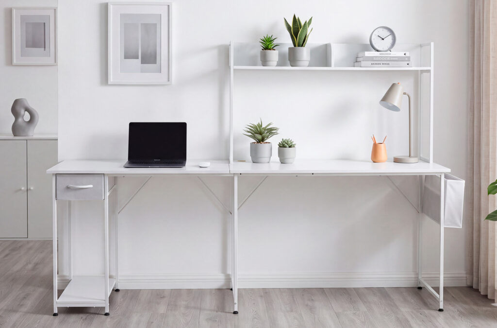 Mesa de estudio Versátil blanca