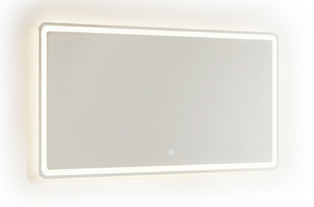 Espejo de pared con iluminación LED resistente al agua