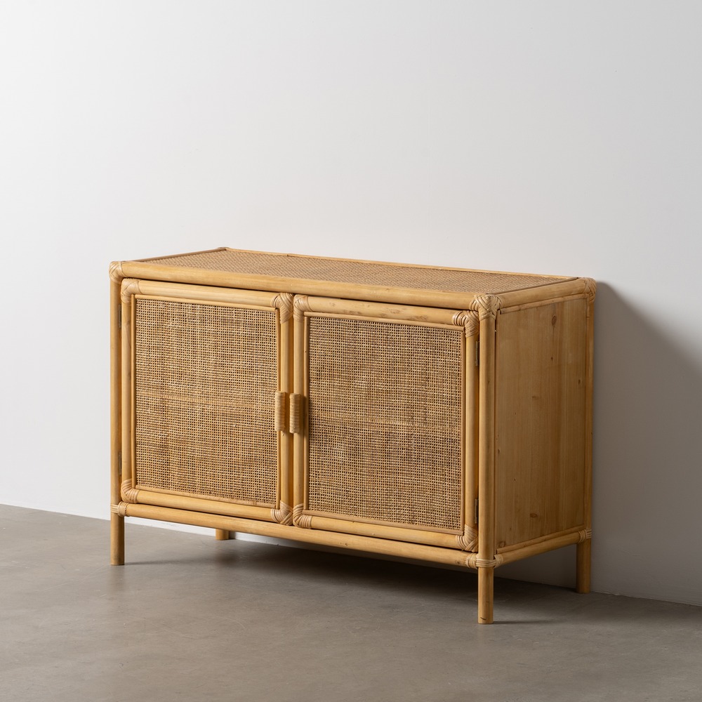 Mueble auxiliar natural ratán