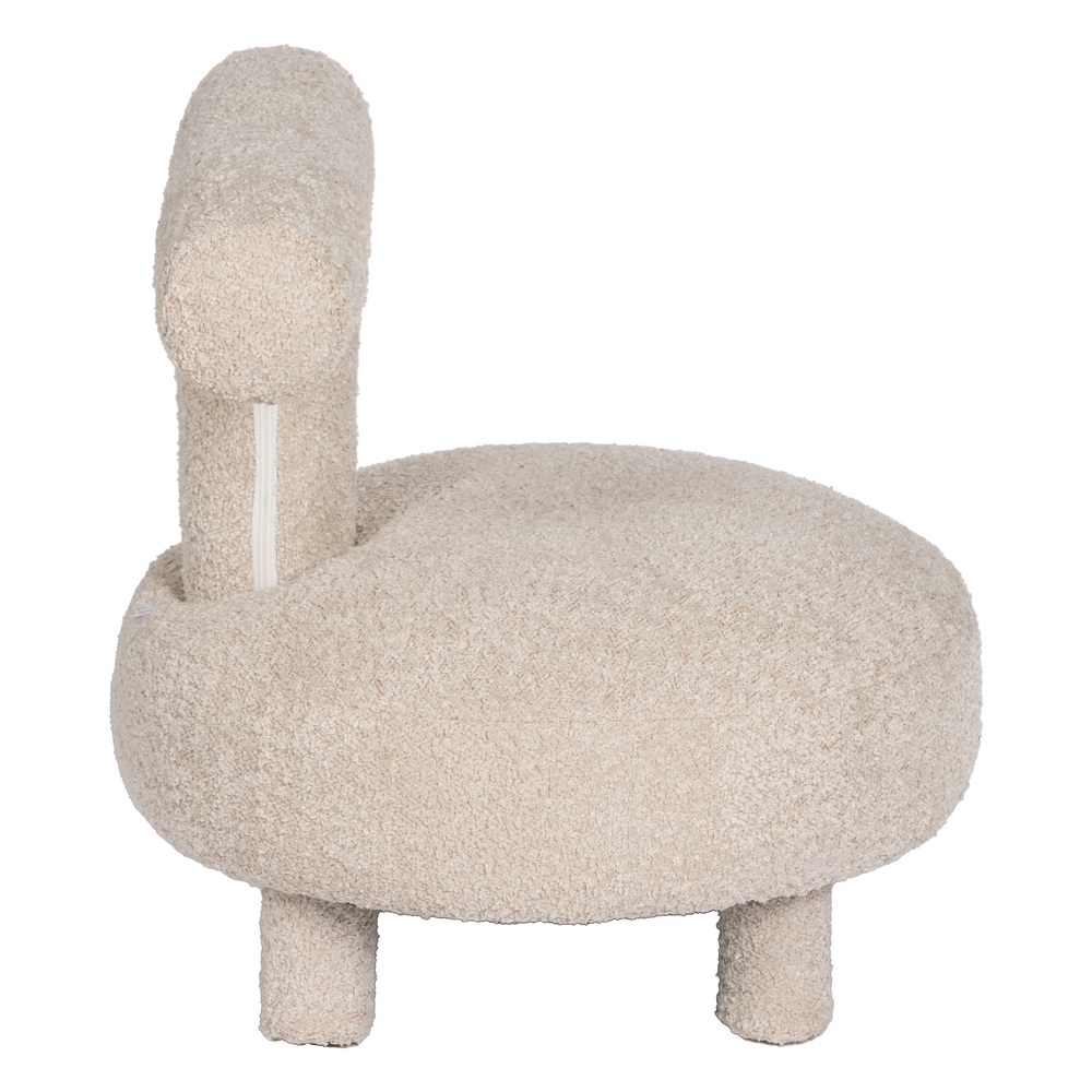 Silla beige tejido